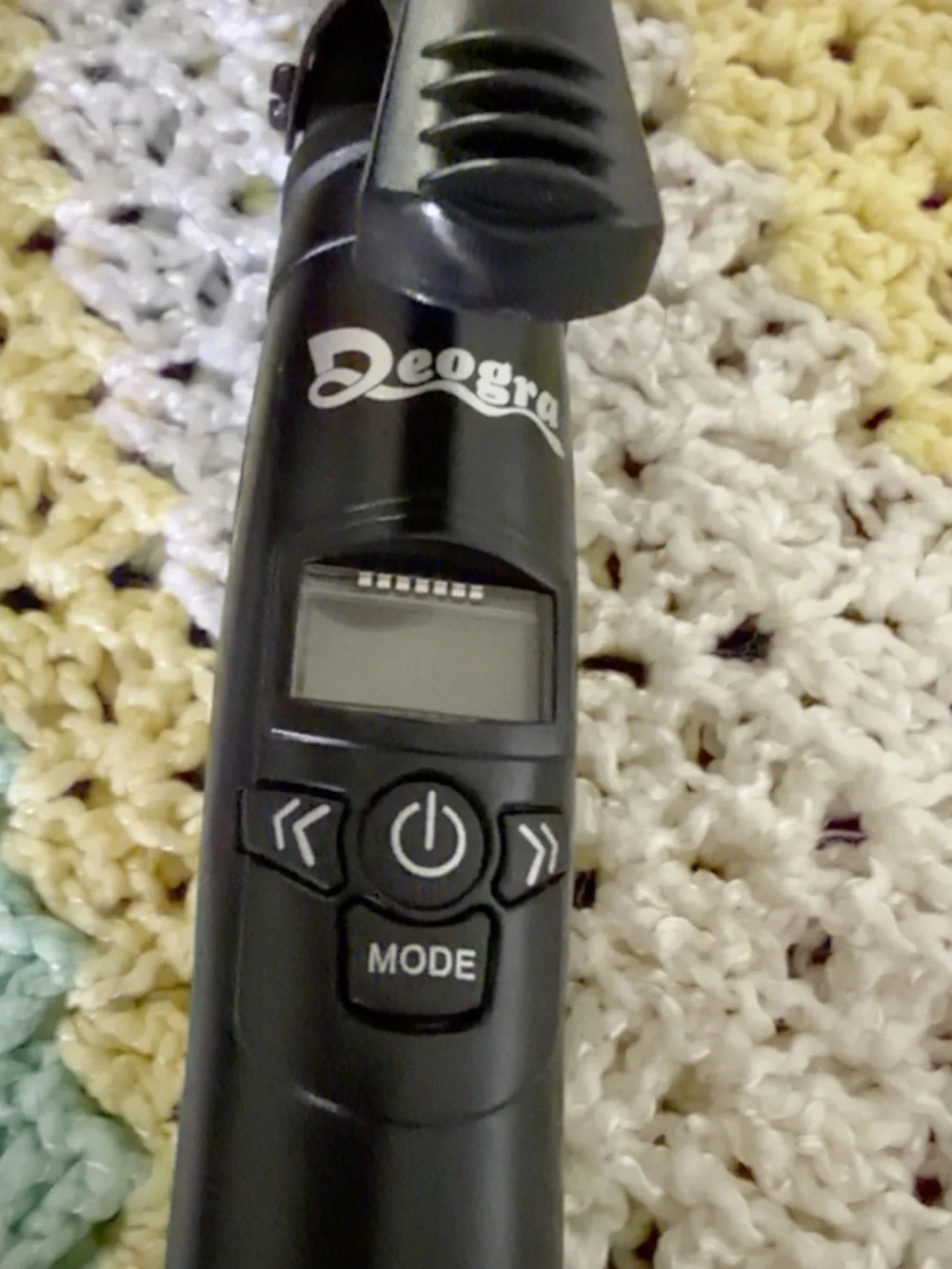 Purple Handle Curling Iron with Black Barrel